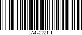 Código de barras (EAN, GTIN, SKU, ISBN): 'LA442221-1'