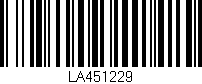 Código de barras (EAN, GTIN, SKU, ISBN): 'LA451229'