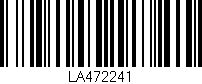 Código de barras (EAN, GTIN, SKU, ISBN): 'LA472241'