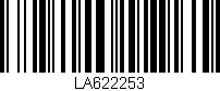 Código de barras (EAN, GTIN, SKU, ISBN): 'LA622253'