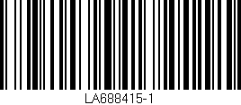 Código de barras (EAN, GTIN, SKU, ISBN): 'LA688415-1'