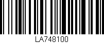 Código de barras (EAN, GTIN, SKU, ISBN): 'LA748100'