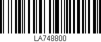 Código de barras (EAN, GTIN, SKU, ISBN): 'LA748800'