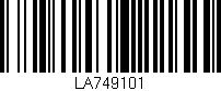 Código de barras (EAN, GTIN, SKU, ISBN): 'LA749101'