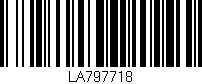 Código de barras (EAN, GTIN, SKU, ISBN): 'LA797718'