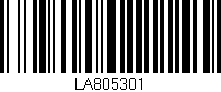Código de barras (EAN, GTIN, SKU, ISBN): 'LA805301'