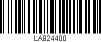 Código de barras (EAN, GTIN, SKU, ISBN): 'LA824400'