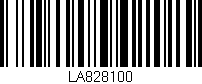 Código de barras (EAN, GTIN, SKU, ISBN): 'LA828100'