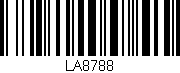 Código de barras (EAN, GTIN, SKU, ISBN): 'LA8788'
