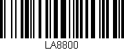 Código de barras (EAN, GTIN, SKU, ISBN): 'LA8800'