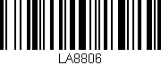 Código de barras (EAN, GTIN, SKU, ISBN): 'LA8806'