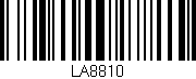 Código de barras (EAN, GTIN, SKU, ISBN): 'LA8810'