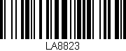 Código de barras (EAN, GTIN, SKU, ISBN): 'LA8823'