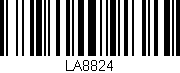Código de barras (EAN, GTIN, SKU, ISBN): 'LA8824'