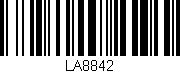 Código de barras (EAN, GTIN, SKU, ISBN): 'LA8842'