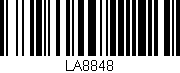 Código de barras (EAN, GTIN, SKU, ISBN): 'LA8848'