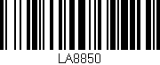 Código de barras (EAN, GTIN, SKU, ISBN): 'LA8850'