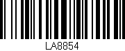 Código de barras (EAN, GTIN, SKU, ISBN): 'LA8854'