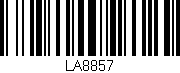 Código de barras (EAN, GTIN, SKU, ISBN): 'LA8857'