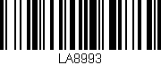Código de barras (EAN, GTIN, SKU, ISBN): 'LA8993'