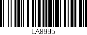 Código de barras (EAN, GTIN, SKU, ISBN): 'LA8995'
