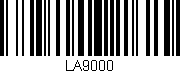 Código de barras (EAN, GTIN, SKU, ISBN): 'LA9000'