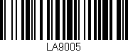 Código de barras (EAN, GTIN, SKU, ISBN): 'LA9005'