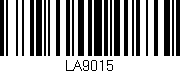 Código de barras (EAN, GTIN, SKU, ISBN): 'LA9015'