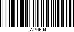 Código de barras (EAN, GTIN, SKU, ISBN): 'LAPH694'