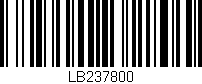 Código de barras (EAN, GTIN, SKU, ISBN): 'LB237800'