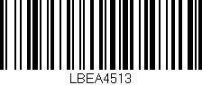 Código de barras (EAN, GTIN, SKU, ISBN): 'LBEA4513'
