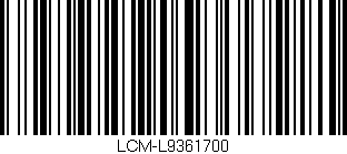 Código de barras (EAN, GTIN, SKU, ISBN): 'LCM-L9361700'