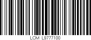 Código de barras (EAN, GTIN, SKU, ISBN): 'LCM_L9777100'