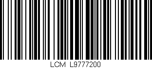 Código de barras (EAN, GTIN, SKU, ISBN): 'LCM_L9777200'
