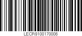 Código de barras (EAN, GTIN, SKU, ISBN): 'LECR9100170006'