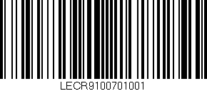 Código de barras (EAN, GTIN, SKU, ISBN): 'LECR9100701001'