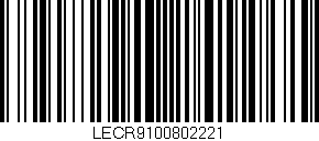 Código de barras (EAN, GTIN, SKU, ISBN): 'LECR9100802221'