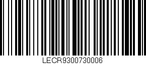 Código de barras (EAN, GTIN, SKU, ISBN): 'LECR9300730006'