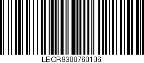 Código de barras (EAN, GTIN, SKU, ISBN): 'LECR9300760106'