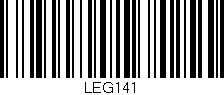 Código de barras (EAN, GTIN, SKU, ISBN): 'LEG141'