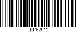 Código de barras (EAN, GTIN, SKU, ISBN): 'LEP62912'