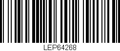 Código de barras (EAN, GTIN, SKU, ISBN): 'LEP64268'