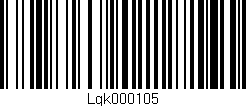 Código de barras (EAN, GTIN, SKU, ISBN): 'LGK000105'