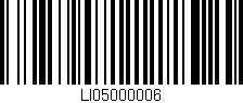 Código de barras (EAN, GTIN, SKU, ISBN): 'LI05000006'