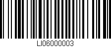 Código de barras (EAN, GTIN, SKU, ISBN): 'LI06000003'