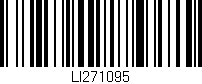 Código de barras (EAN, GTIN, SKU, ISBN): 'LI271095'