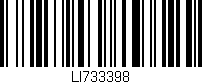 Código de barras (EAN, GTIN, SKU, ISBN): 'LI733398'
