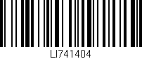 Código de barras (EAN, GTIN, SKU, ISBN): 'LI741404'