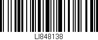 Código de barras (EAN, GTIN, SKU, ISBN): 'LI848138'