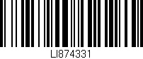 Código de barras (EAN, GTIN, SKU, ISBN): 'LI874331'